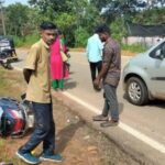 ಕಾರು ಬೈಕ್ ಡಿಕ್ಕಿ ಹೊಡೆದ ಪರಿಣಾಮ ಸವಾರ ಮೃತ್ಯು