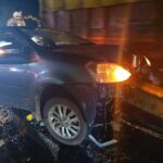 ಉದ್ಯಾವರ ನಿಯಂತ್ರಣ ತಪ್ಪಿ ಡಿವೈಡರ್’ಗೆ ಡಿಕ್ಕಿಯಾದ ಕಾರು