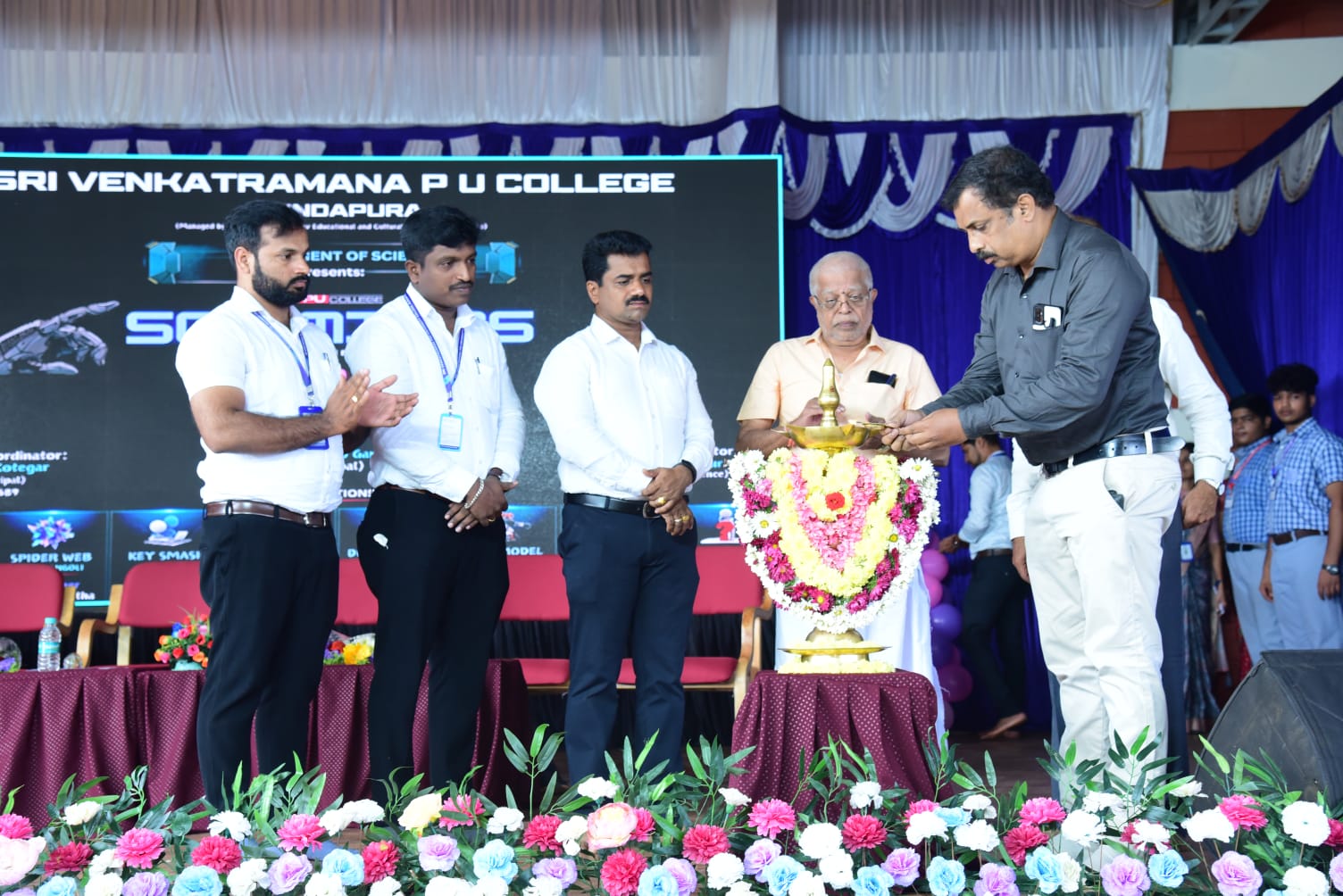 ಶ್ರೀ ವೆಂಕಟರಮಣ ಪದವಿ ಪೂರ್ವ ಕಾಲೇಜಿನಲ್ಲಿ ವೈಭವದ ವಿಜ್ಞಾನ ಉತ್ಸವ ಉದ್ಘಾಟನೆ.