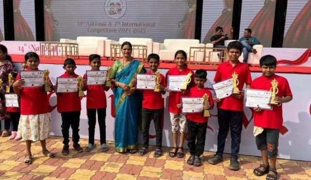 ಜಿಲ್ಲೆಯ ಅಬಕಾಸ್ ವಿದ್ಯಾರ್ಥಿಗಳಿಗೆ ಪುಣೆಯಲ್ಲಿ ಅಂತರಾಷ್ಟ್ರೀಯ ಪ್ರಶಸ್ತಿ