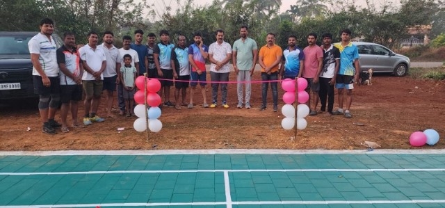 ಬ್ಯಾಡ್ಮಿಂಟನ್ ಕ್ಲಬ್‌ನ ಹೊಸ ಕ್ರೀಡಾಂಗಣ ಉದ್ಘಾಟನೆ