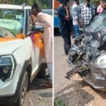 ಪೋಳ್ಯ: ಕಾರುಗಳ ಮಧ್ಯೆ ಅಪಘಾತ; ಮೂವರಿಗೆ ಗಾಯ