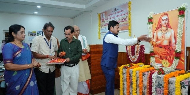 ವೇದದ ಸಾರವನ್ನು ಜಗತ್ತಿಗೆ ಸಾರಿದವರು ಶಂಕರಾಚಾರ್ಯರು : ಅಪರ ಜಿಲ್ಲಾಧಿಕಾರಿ ಅಬೀದ್ ಗದ್ಯಾಳ
