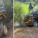 ಬೊಳಿಯಾರು ಕಾಡಾನೆ ದಾಳಿಗೆ ರಿಕ್ಷಾ ನಜ್ಜುಗುಜ್ಜು : ಪಾರಾದ ಚಾಲಕ..!!