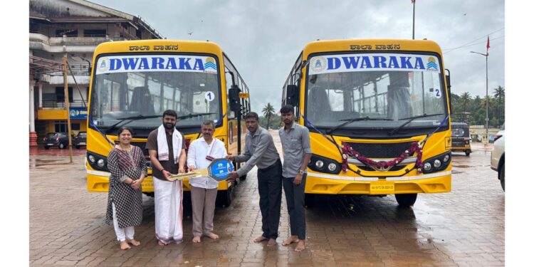 ಶ್ರೀಕೃಷ್ಣ ವಿದ್ಯಾಸಂಸ್ಥೆಗಳು ಪಟ್ಟೆಗೆ ಶಾಲಾ ವಾಹನ ವ್ಯವಸ್ಥೆ..!