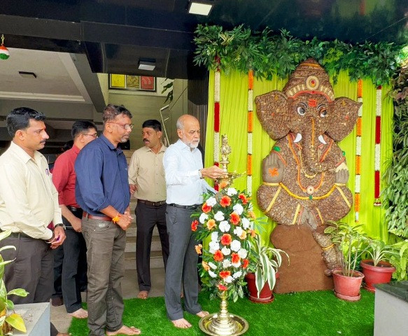 ಕೃಷ್ಣನಗರಿಯಲ್ಲಿ ಮೂಡಿಬಂದ ಗೆರಟೆಕಾಯ ಗಣೇಶ