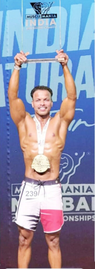 ಮುಂಬಯಿ ಪ್ರಾದೇಶಿಕ ಮಟ್ಟದ ದೇಹದ್ಯಾರ್ಢ ಸ್ಪರ್ಧೆ- ರಾಘವೇಂದ್ರಗೆ ಚಿನ್ನದ ಪದಕ