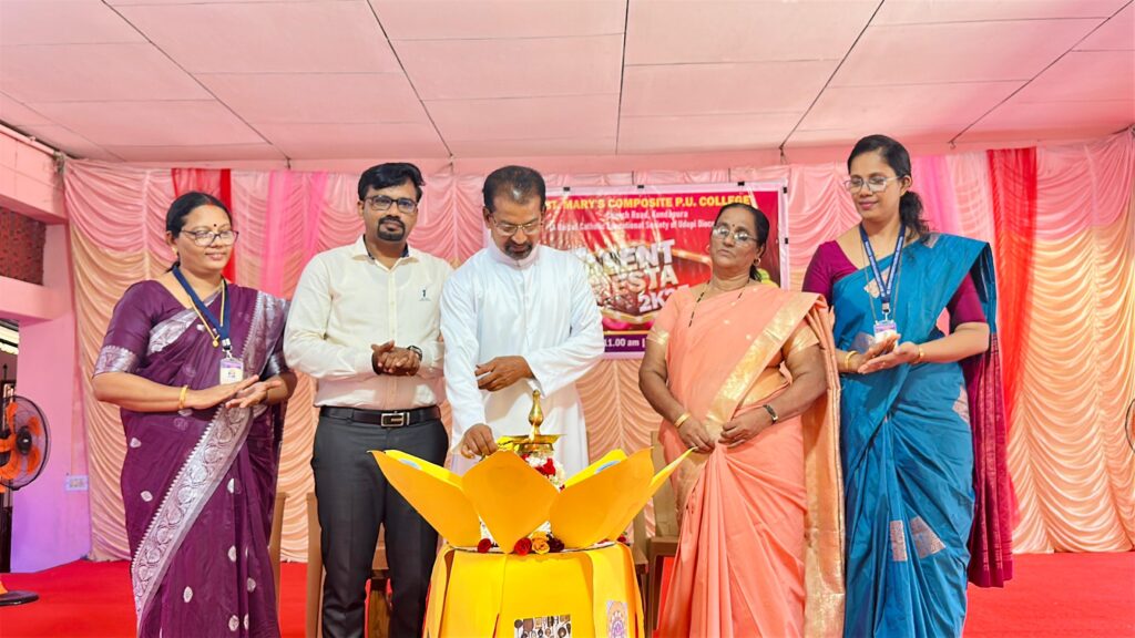 ಸೆಂಟ್ ಮೇರೀಸ್ ಪದವಿಪೂರ್ವ ಕಾಲೇಜಿನಲ್ಲಿ ವಿದ್ಯಾರ್ಥಿಗಳಲ್ಲಿ ಅಡಗಿರುವ ಪ್ರತಿಭೆ ಹೊರ ಸೂಸಲು Talent Fiesta-2025