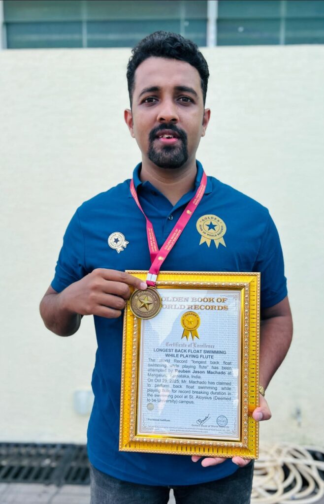 ಮಂಗಳೂರಿನ ಬಹುಮುಖ ಪ್ರತಿಭೆಯ ವಿಶ್ವ ದಾಖಲೆ