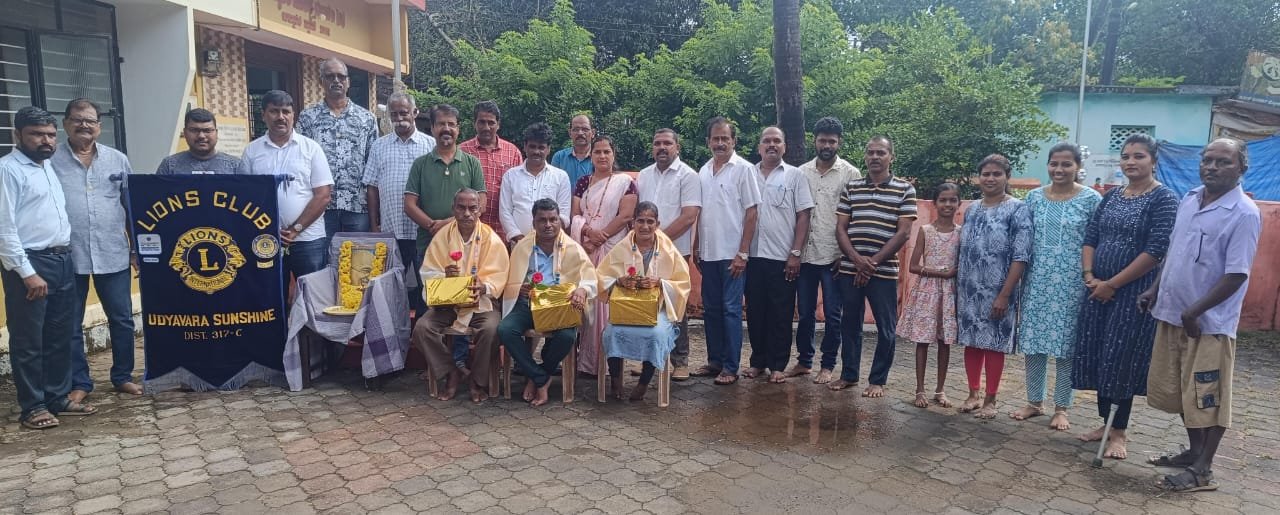 ಲಯನ್ಸ್ ಕ್ಲಬ್ ಉದ್ಯಾವರ ಸನ್ ಶೈನ್ – ಸ್ವಚ್ಛತಾ ಸಿಬ್ಬಂದಿಗಳಿಗೆ ಸನ್ಮಾನ