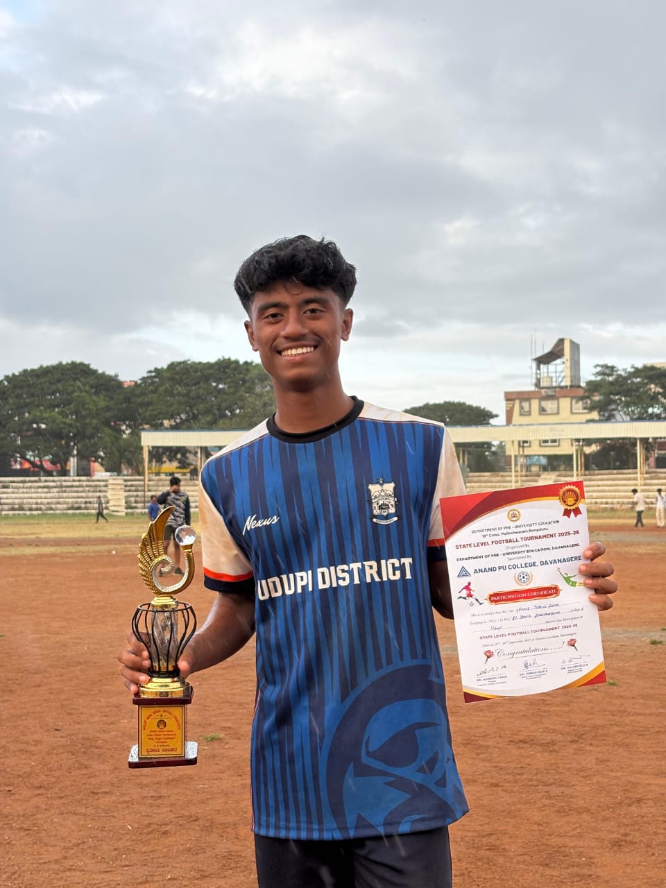 ರಾಷ್ಟ್ರೀಯ ಫುಟ್ಬಾಲ್ ಪಂದ್ಯದಲ್ಲಿ ಶಂಕರಪುರದ – ಹೆನ್ಜ್ ಜೋಶ್ವಾ ಪಿಂಟೊ*