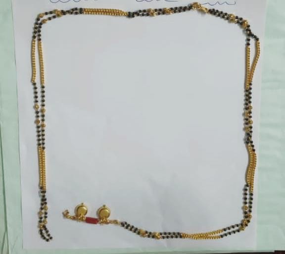 ಮೋಟಾರ್ ಸೈಕಲ್ ನಿಂದ ಬಂದು ಮಹಿಳೆಯ ಕರಿಮಣಿ ಸುಲಿಗೆ ಪ್ರಕರಣ