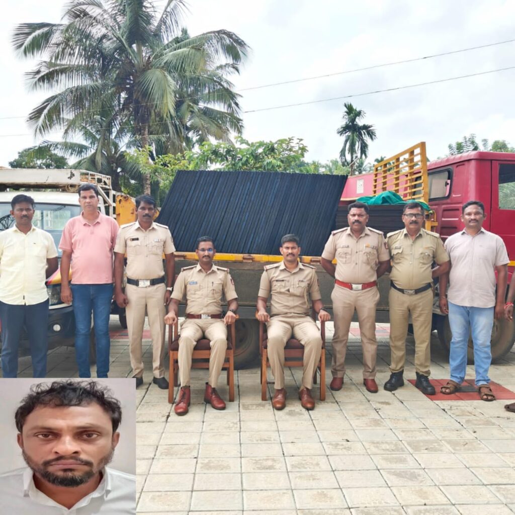 ಕಬ್ಬಿಣದ ಸೆಂಟ್ರಿಂಗ್ ಶೀಟುಗಳನ್ನು ಕಳವು ಮಾಡಿದ ಪ್ರಕರಣ