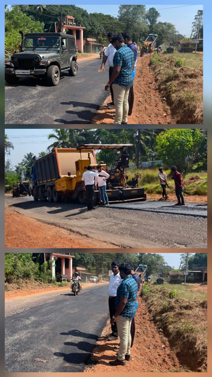 ಪಂಜಿಮಾರು ಪಾಲ್ಕೆ   ಶಿರ್ವ ರಸ್ತೆ ಮರು ಡಾಮರಿಕರಣ