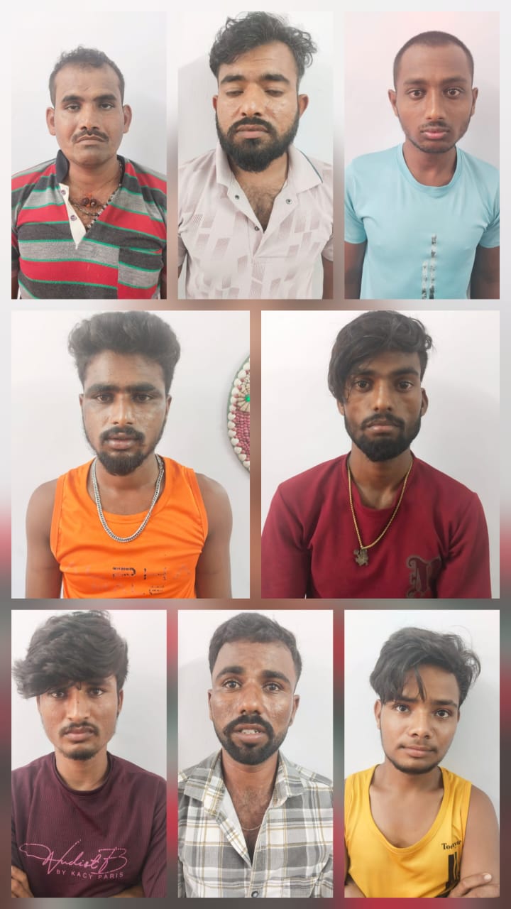 ಜುಗಾರಿ ಆಟ ಆಡುತ್ತಿದ್ದ ವೇಳೆ ದಾಳಿ