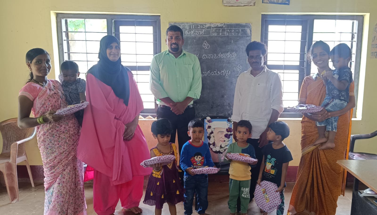 ಉದ್ಯಾವರ : ಅಂಗನವಾಡಿಯಲ್ಲಿ ಮಕ್ಕಳ ದಿನಾಚರಣೆ