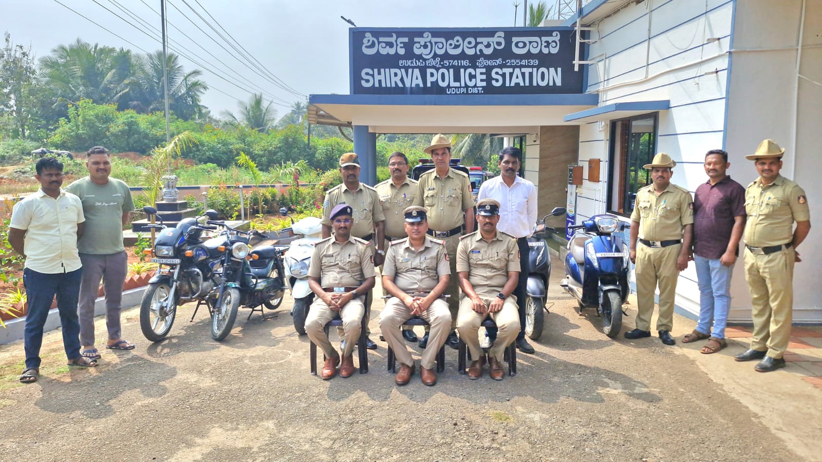ಶಿರ್ವ ಪೊಲೀಸರ ಕ್ಷಿಪ್ರ ಕಾರ್ಯಾಚರಣೆ ಕಳವಾದ 5 ದ್ವಿಚಕ್ರ ವಾಹನ ವಶ, ಸಾರ್ವಜನಿಕರಿಂದ ಪ್ರಶಂಸೆ