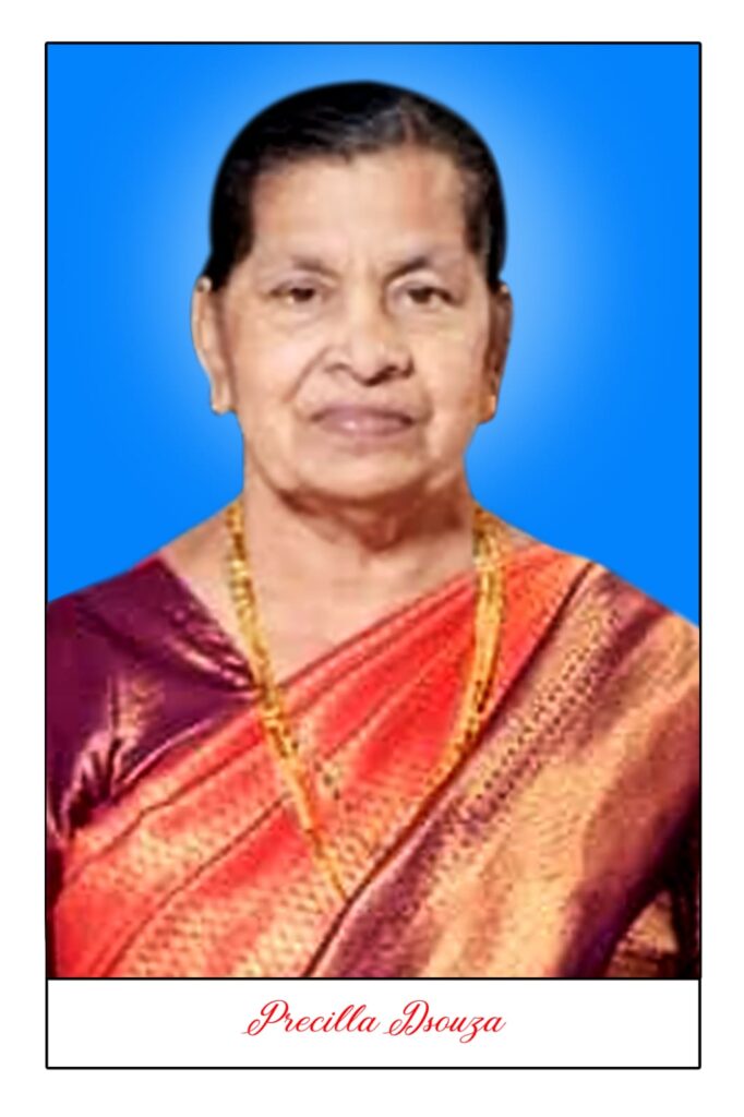 Obituary – Precilla DSouza (76 years)