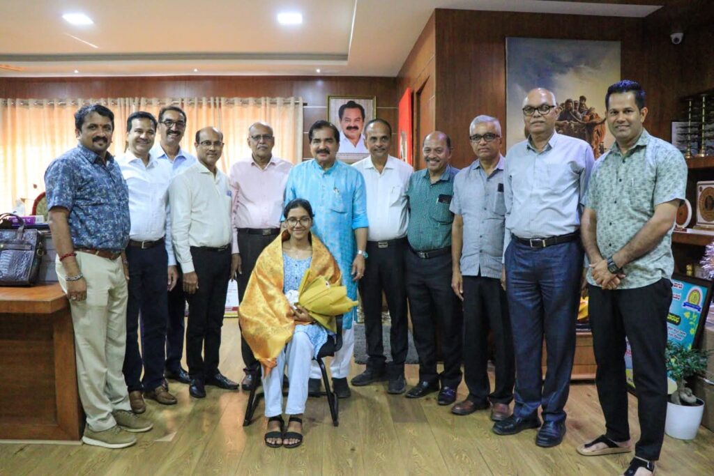 ದಿಶಾ ಪೂಜಾರಿಗೆ ವಿಶ್ವ ಬಂಟರ ಪ್ರತಿಷ್ಠಾನದ ಬೆಂಬಲ – ಶಿಕ್ಷಣ ವೆಚ್ಚ ಹೊರುವುದಾಗಿ ಡಾ. ಬಿ.ಆರ್. ಶೆಟ್ಟಿ ಘೋಷಣೆ