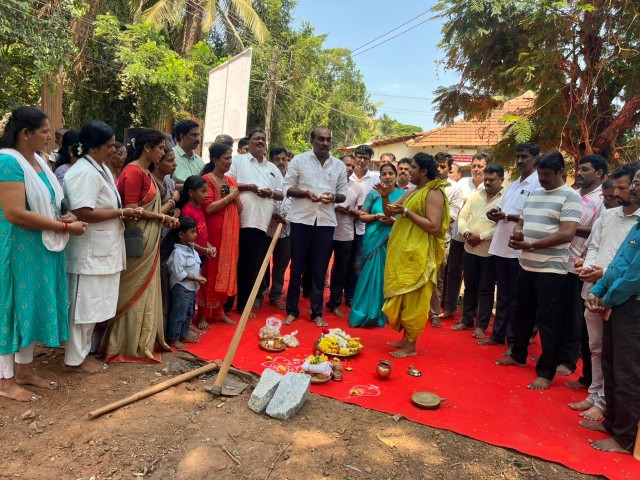 40 ಲಕ್ಷ ವೆಚ್ಚದಲ್ಲಿ 2 ಅಂಗನವಾಡಿ ಕಟ್ಟಡ ಕಾಮಗಾರಿಗೆ ಶಾಸಕ ಯಶ್ ಪಾಲ್ ಸುವರ್ಣ ಶಿಲಾನ್ಯಾಸ