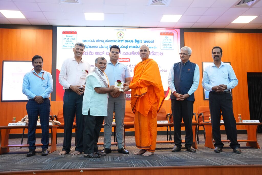 ಶೆಫಿನ್ಸ್  ಅಕಾಡೆಮಿಯ ಮನೋಜ್ ಕಡಬ ಅವರಿಗೆ ವೃತ್ತಿ ಶಿಕ್ಷಣ ರಾಯಭಾರಿ ಎಂಬ ಗೌರವ*