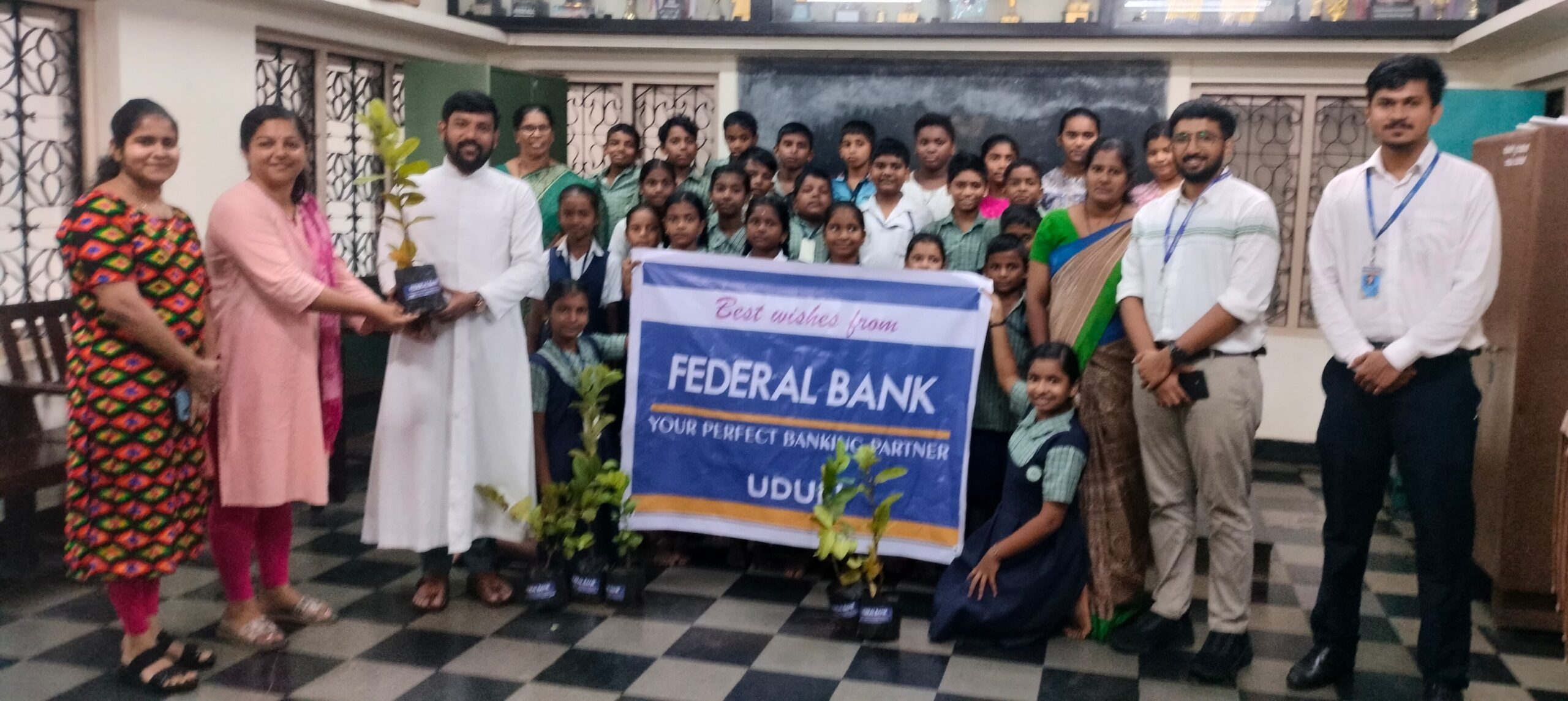 ಉಡುಪಿ: ಫೆಡರಲ್ ಬ್ಯಾಂಕ್ ವತಿಯಿಂದ ವನಮಹೋತ್ಸವ ಆಚರಣೆ