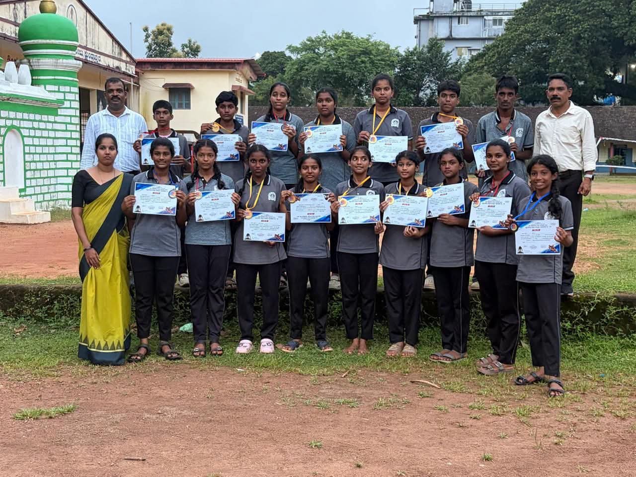 ಕುಸ್ತಿಯಲ್ಲಿ ಕೆಪಿಎಸ್ ಕೋಟೇಶ್ವರದ ಬಾಲಕಿಯರ ಭರ್ಜರಿ ಸಾಧನೆ.