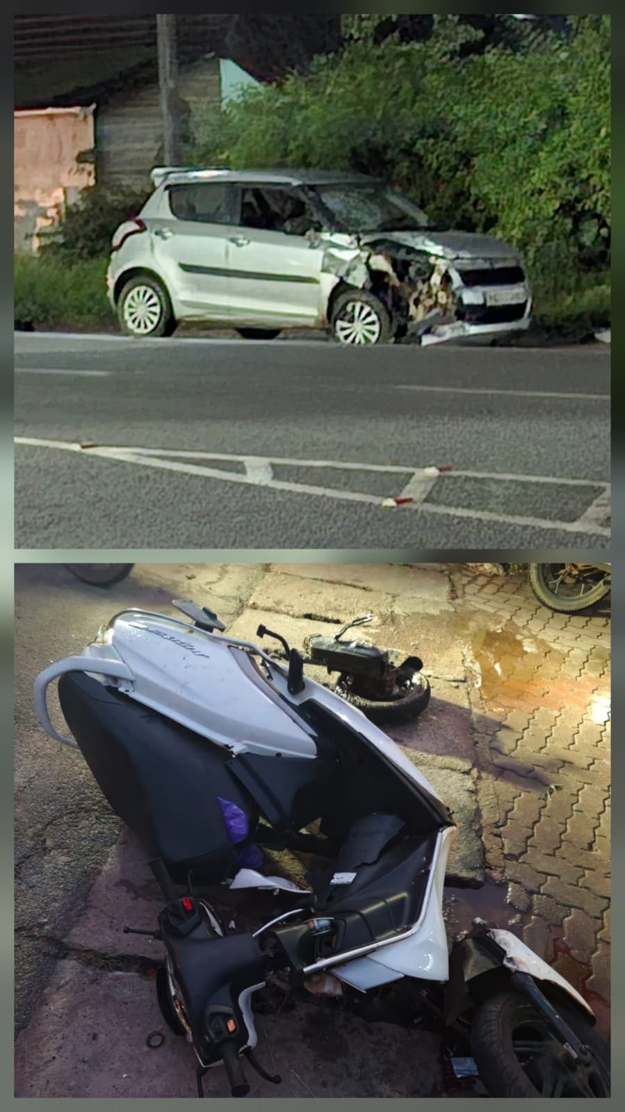 ಶಿರ್ವ: ಭೀಕರ ರಸ್ತೆ ಅಪಘಾತ – ಅತಿ ವೇಗದ ಕಾರು ಡಿಕ್ಕಿಯಾಗಿ ಸ್ಕೂಟರ್ ಸವಾರ ದುರ್ಮರಣ