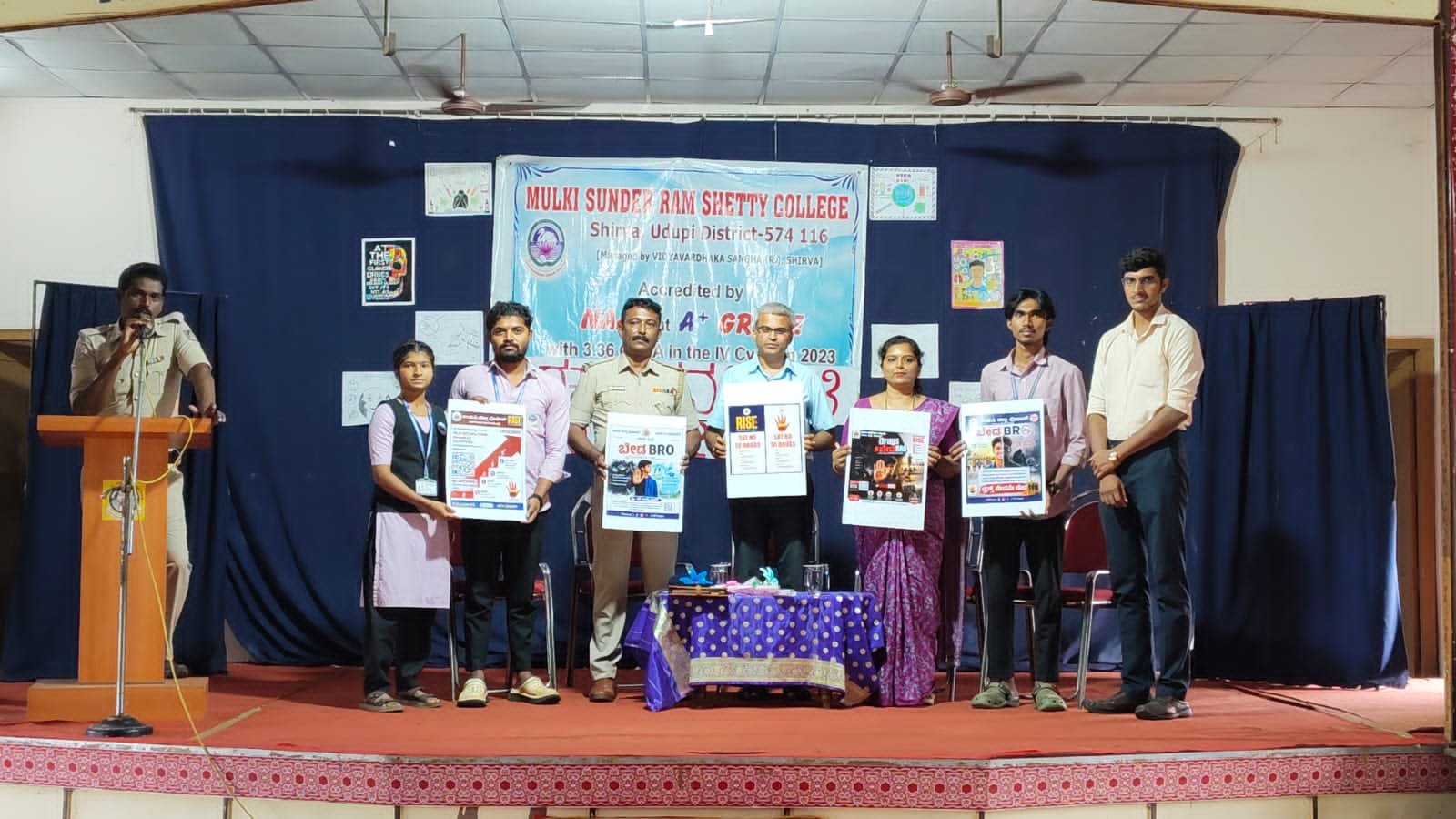 ಶಿರ್ವ MSRS ಕಾಲೇಜಿನಲ್ಲಿ ಮಾದಕ ವ್ಯಸನ ವಿರೋಧಿ ಜಾಗೃತಿ ಅಭಿಯಾನ