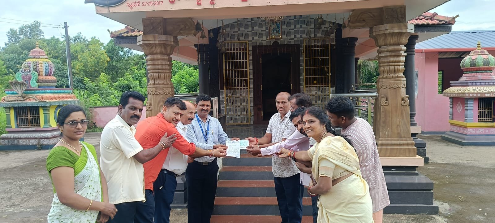 ನರ್ನಾಡು ಬಬ್ಬುಸ್ವಾಮಿ ದೈವಸ್ಥಾನಕ್ಕೆ ಧರ್ಮಸ್ಥಳದ ಆರ್ಥಿಕ ಸಹಾಯ