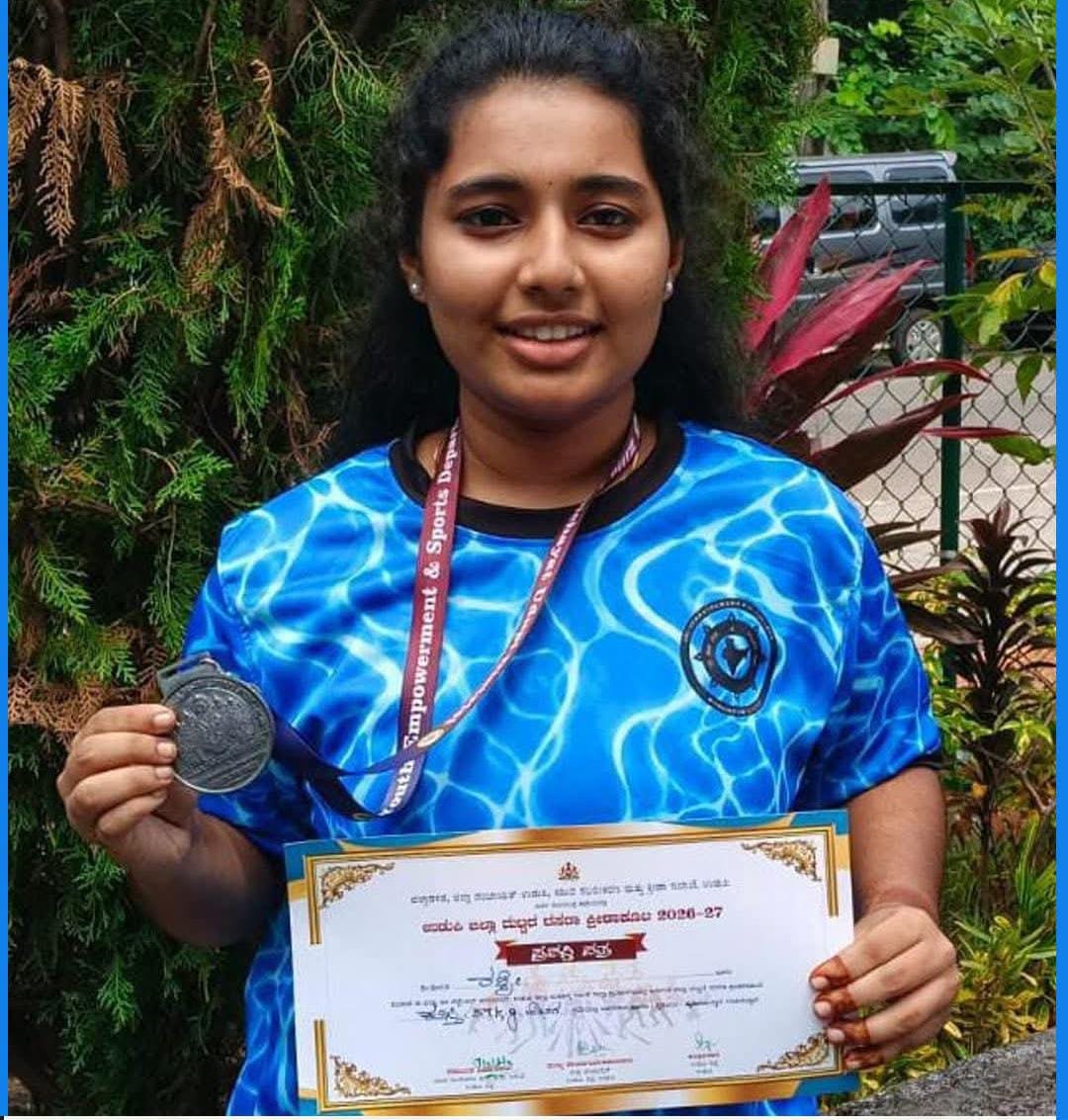 ರಾಜ್ಯ ಮಟ್ಟದ ಕುಸ್ತಿ ಪಂದ್ಯಾಟಕ್ಕೆ ಶ್ರೀ ವೆಂಕಟರಮಣ ಪದವಿ ಪೂರ್ವ ಕಾಲೇಜಿನ ವಿದ್ಯಾರ್ಥಿನಿ ರಶ್ಮಿ ಆಯ್ಕೆ