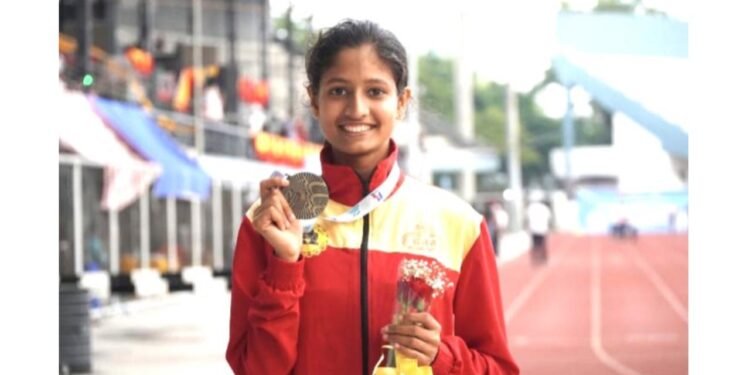 ನ್ಯಾಶನಲ್ ಅಥ್ಲೆಟಿಕ್ಸ್ ಚಾಂಪಿಯನ್‌ ಶಿಪ್ -ವಿವೇಕಾನಂದ ಪದವಿಪೂರ್ವ ಕಾಲೇಜಿನ ಕೀರ್ತಿಗೆ ಚಿನ್ನದ ಪದಕ..!