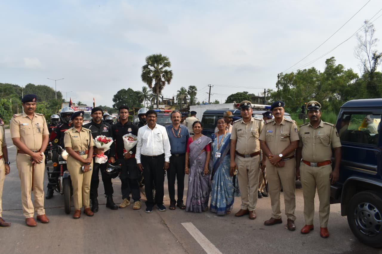 ಹೆಜಮಾಡಿ ಗಡಿಭಾಗದಲ್ಲಿ ರಾಷ್ಟ್ರೀಯ ಬೈಕ್ ರ‍್ಯಾಲಿಗೆ ಸ್ವಾಗತ; ಕಾಪುವಿನಲ್ಲಿ ವಿಶೇಷ ಕಾರ್ಯಕ್ರಮ